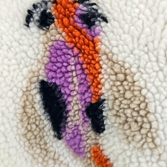 Taylor Swift Cozy White and Purple Women's Fleece 1/4 Zip Sweatshirt - Picture 8 of 8